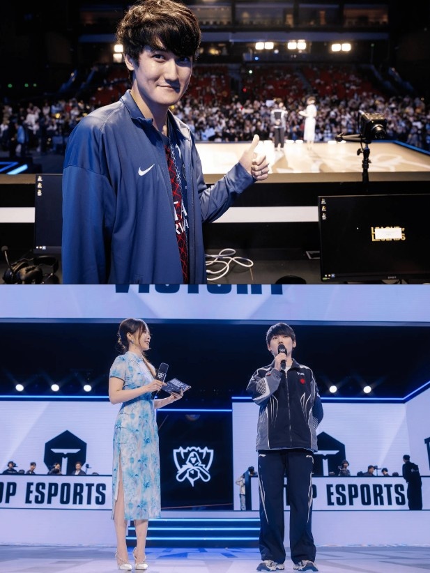 2020TES的羁绊!LOL官推晒Karsa幕后给JackeyLove比赞的照片